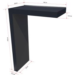 gutta Rechteckvordach BS Plus mit 20