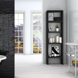 Wellker Wandfliesen Ica Schwarz glasiert 4