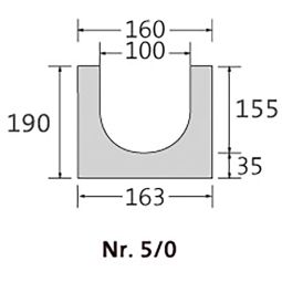 BIRCOplus Entwässerungsrinne NW 100, Nr. 5