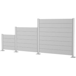 Biohort Sichtschutzzaun Wandpaneel ohne Acrylglas 18