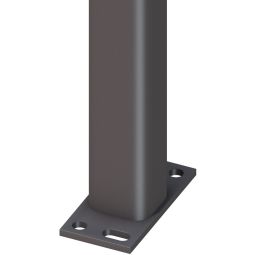 TraumGarten Metallpfosten Anthrazit Aufschrauben 3