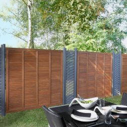 TraumGarten Sichtschutzzaun SYSTEM Designelement FLOW 5