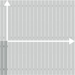 TraumGarten Sichtschutzzaun SQUADRA Alu Silber 3