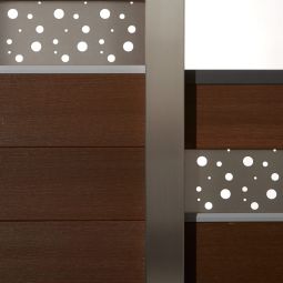 TraumGarten Sichtschutzzaun SYSTEM Dekorprofil-Set BUBBLE 4