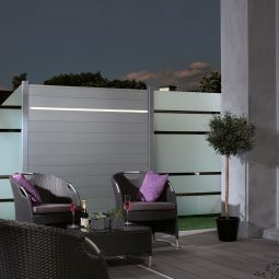 TraumGarten Sichtschutzzaun SYSTEM LICHT LED-Lichtleiste 4