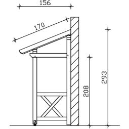 Skan Holz Vordach Paderborn Dach 4