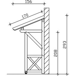 Skan Holz Vordach Potsdam Dach 4