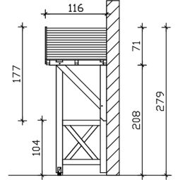 Skan Holz Vordach Stralsund Dach 4
