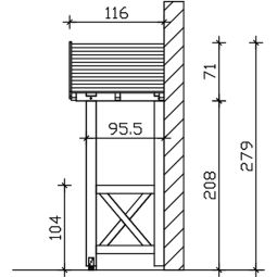 Skan Holz Vordach Stralsund Dach 6