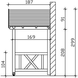 Skan Holz Vordach Stralsund Dach 5