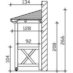 Skan Holz Vordach Wismar Dach 4