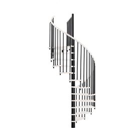 Minka Spindeltreppe Spiral Wood schwarz 5
