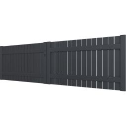 TraumGarten SQUADRA Alu Doppeltor Vorgarten 3