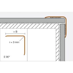 Schlüter-ECK K EB Eckprofil Edelstahl 3