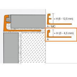 Schlüter-JOLLY AC GS Abschlussprofil Aluminium 3