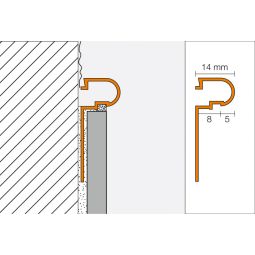 Schlüter-RONDEC DB A Dekoprofil Aluminium 3