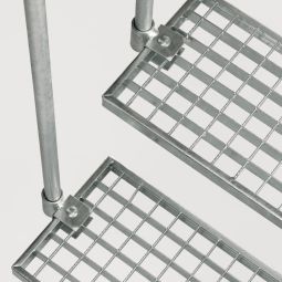 DOLLE Gitterrost-Zwischenpodest für Außentreppe Gardentop 4