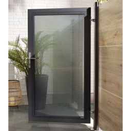 TraumGarten Einzeltor auf Maß Glassichtschutz 3