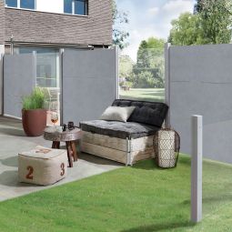 TraumGarten Sichtschutzzaun SYSTEM BOARD KERAMIK 4