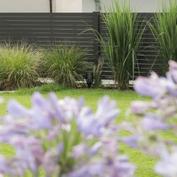 TraumGarten Gartenzaun SYSTEM Rhombus anthrazit 20