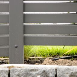 TraumGarten Gartenzaun SYSTEM Rhombus anthrazit 5