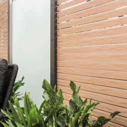 TraumGarten Sichtschutzzaun SYSTEM Rhombus Lärche 10