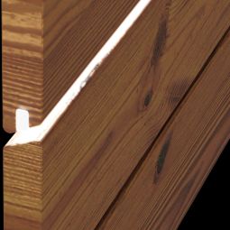 TraumGarten SYSTEM Rhombus Thermo-Holz Lichtleiste 3