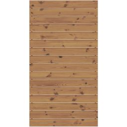 TraumGarten Sichtschutzzaun SYSTEM Rhombus Thermo-Holz 3