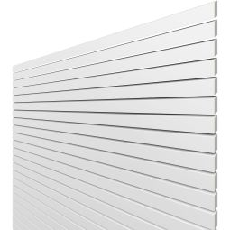 TraumGarten Sichtschutzzaun SYSTEM Rhombus Weiß 4