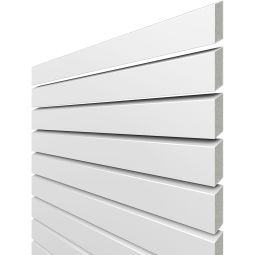 TraumGarten Sichtschutzzaun SYSTEM Rhombus Weiß 5