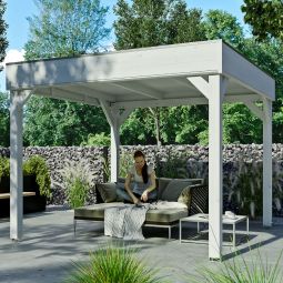 Skan Holz Pavillon Toulouse Weiß 3