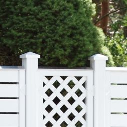 TraumGarten Pfostenkappe Pyramide LONGLIFE Weiß 3