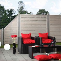 TraumGarten Sichtschutzzaun Holz NEO DESIGN 4