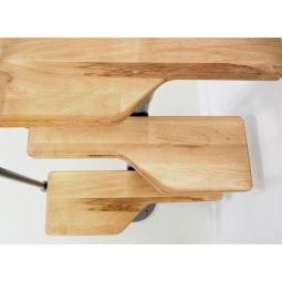 Minka Mittelholmtreppe Twister Buche weiß 3