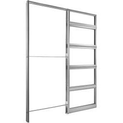 ECLISSE Unico Schiebetür Klarglas Komplettset 3