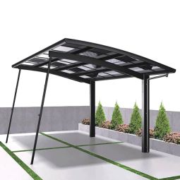 XIMAX Aluminium Carport Stützstange Mattbraun 3