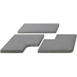 KANN Vios-Poolumrandung Außenrundung grau Beckenrandstein 3