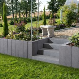 KANN Blockstufe Vios anthrazit feingestrahlt 4