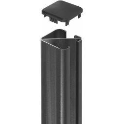 NATURinFORM WPC-Sichtschutzzaun DER EFFEKTIVE Eckpfosten 3