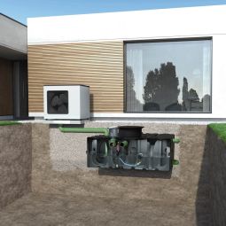 ACO Wärmepumpenfundament kurz aus Beton 4