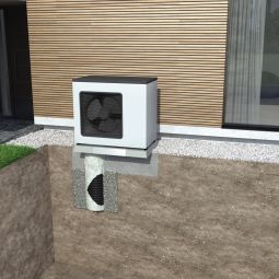 ACO Sickerrohr aus Kunststoff mit 3