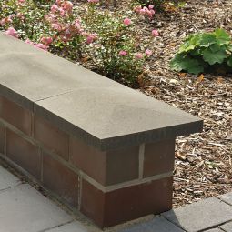 WESERWABEN Mauerabdeckung Endabdeckung Satteldach Naturgrau 3