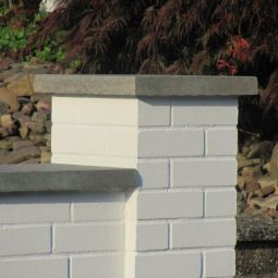 WESERWABEN Mauerabdeckung flach Anthrazit 3