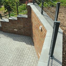 WESERWABEN Mauerabdeckung Satteldach Naturgrau 4