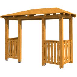 Skan Holz Vordach Wismar Dach 3