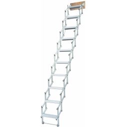 Wellhöfer Scherentreppe mit Stirnbrett senkrecht 7