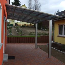 XIMAX Aluminium Carport Linea Schwarz 4