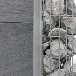TraumGarten Sichtschutzzaun Zaun-Gabionenverbinder Set 8