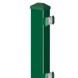 Doppelstabmattenzaun Rundum-sorglos-Paket Moosgrün 6