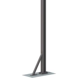 TraumGarten Sichtschutzzaun Windanker Plus Anthrazit 3